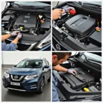 Reparatur eines Nissan Qashqai Motors