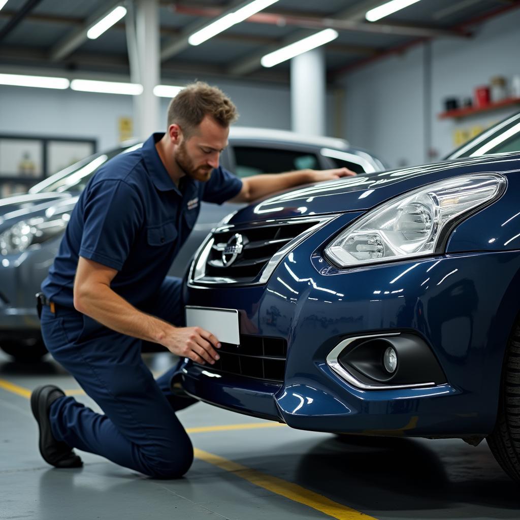 Regelmäßige Wartung und Inspektion eines Nissan in Nauen