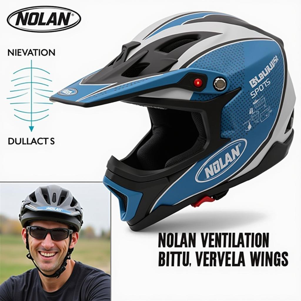 Nolan N86 Motorradhelm Belüftungssystem und Komfort