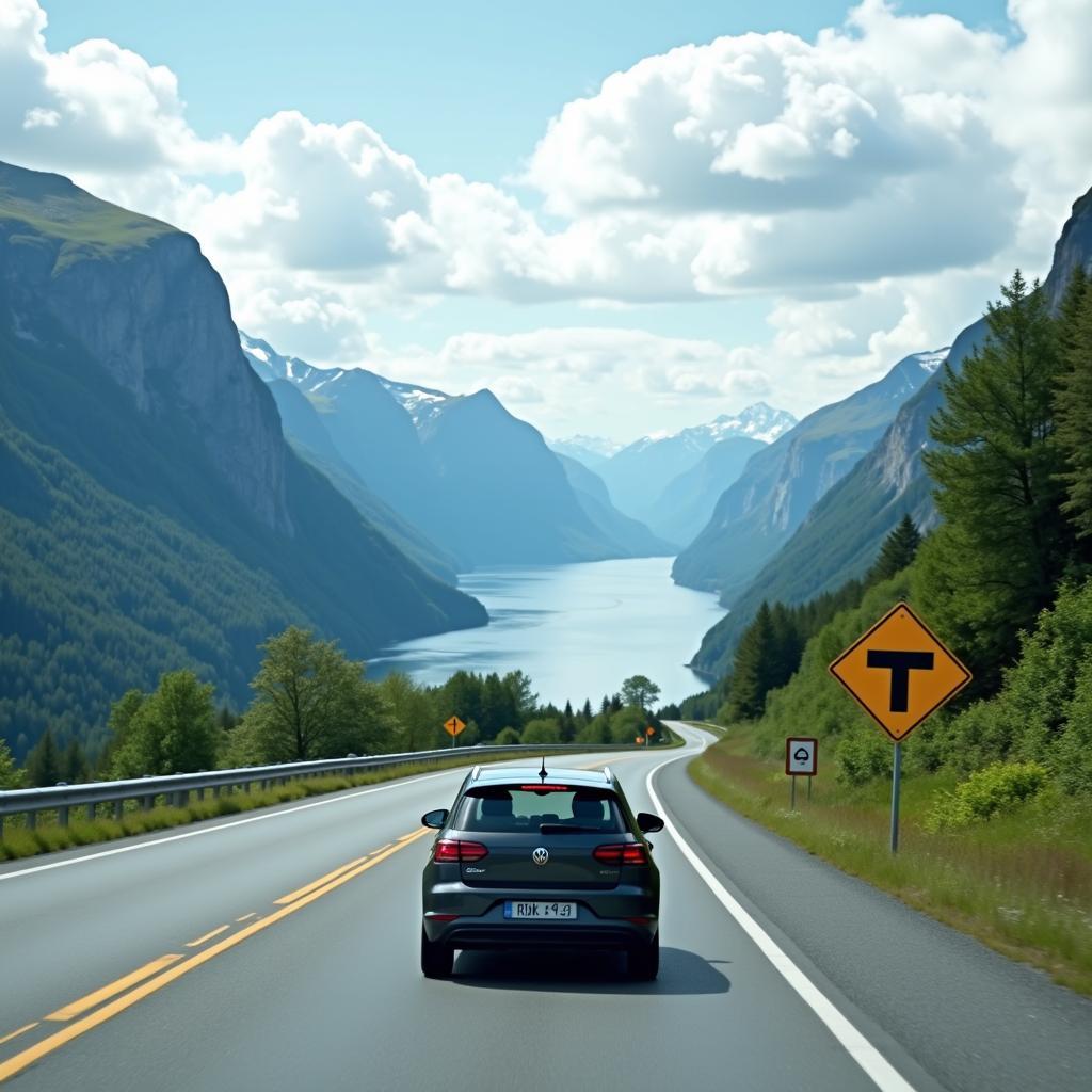 Sicheres Fahren auf Norwegens Straßen