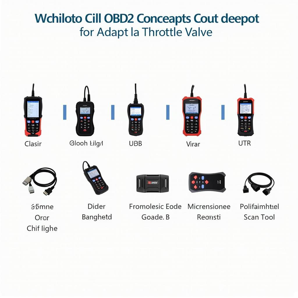 OBD2 Diagnosegerät für Drosselklappe