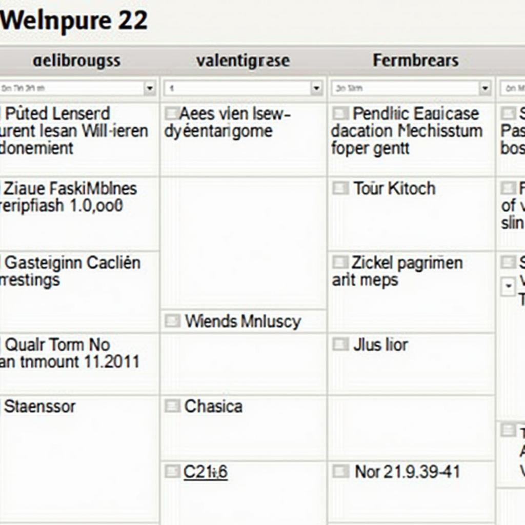 Ein Kalender mit markierten Oldtimer-Terminen in NRW zur Planung der Oldtimer-Aktivitäten.