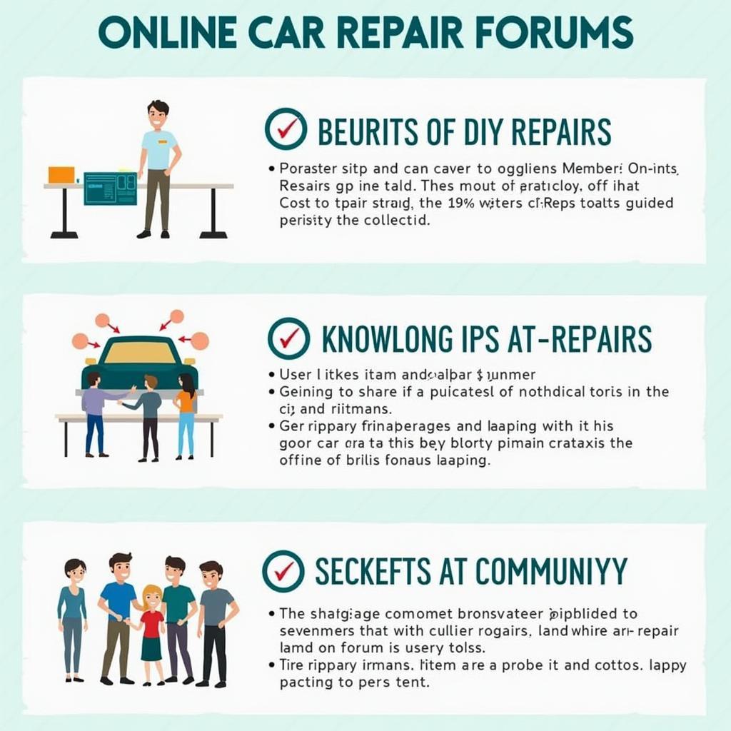 Vorteile der Online Auto Reparatur Foren:  Kosten sparen, Wissen teilen, Community.