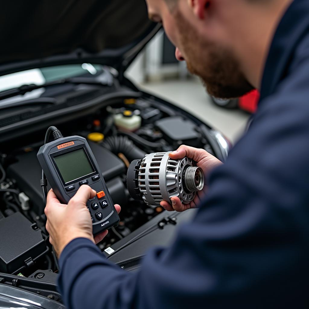 Lichtmaschine Inspektion Opel Astra G Werkstatt