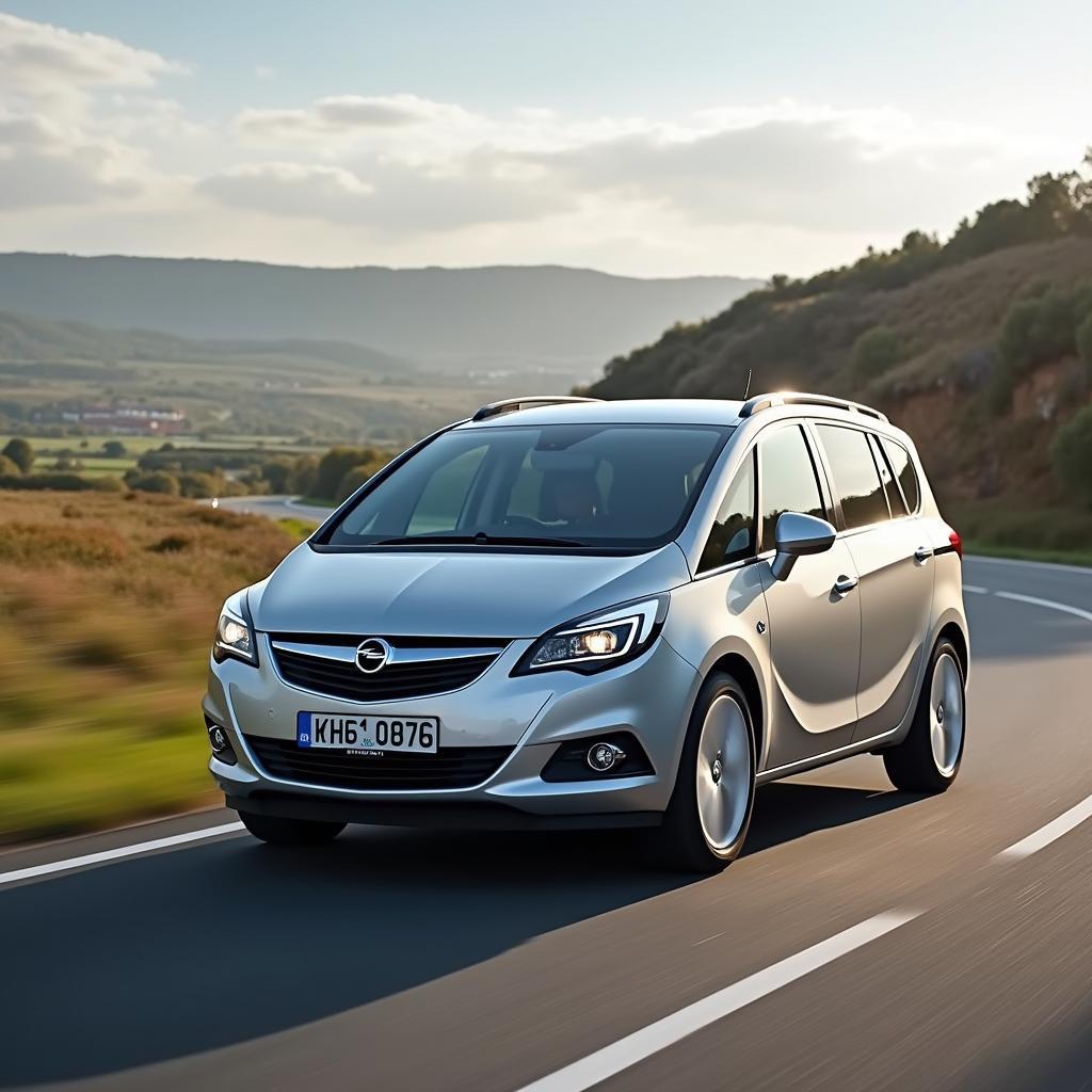 Opel Zafira Life Fahrtest auf der Straße