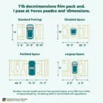 Parkplatz Abmessungen und Richtlinien