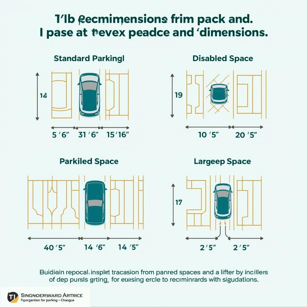 Parkplatz Abmessungen und Richtlinien