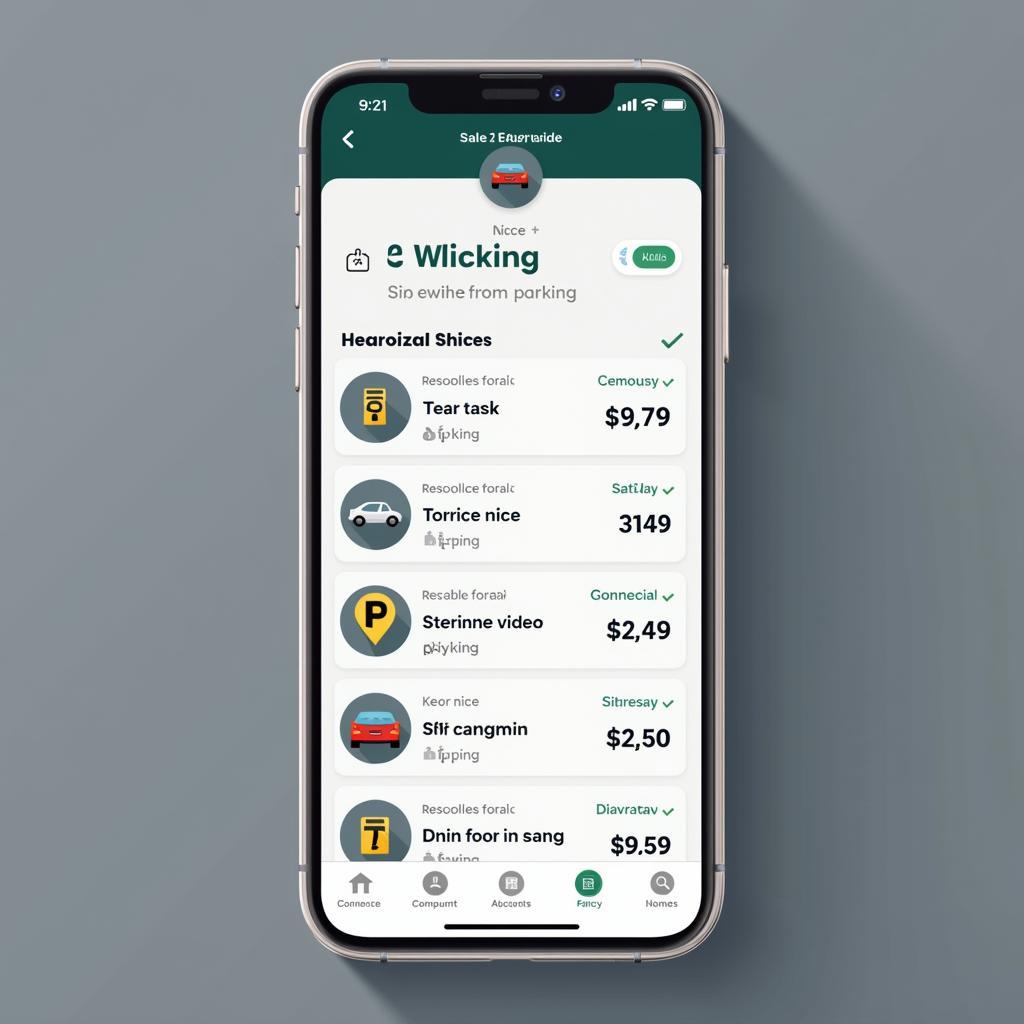 Application mobile pour trouver un parking à Nice