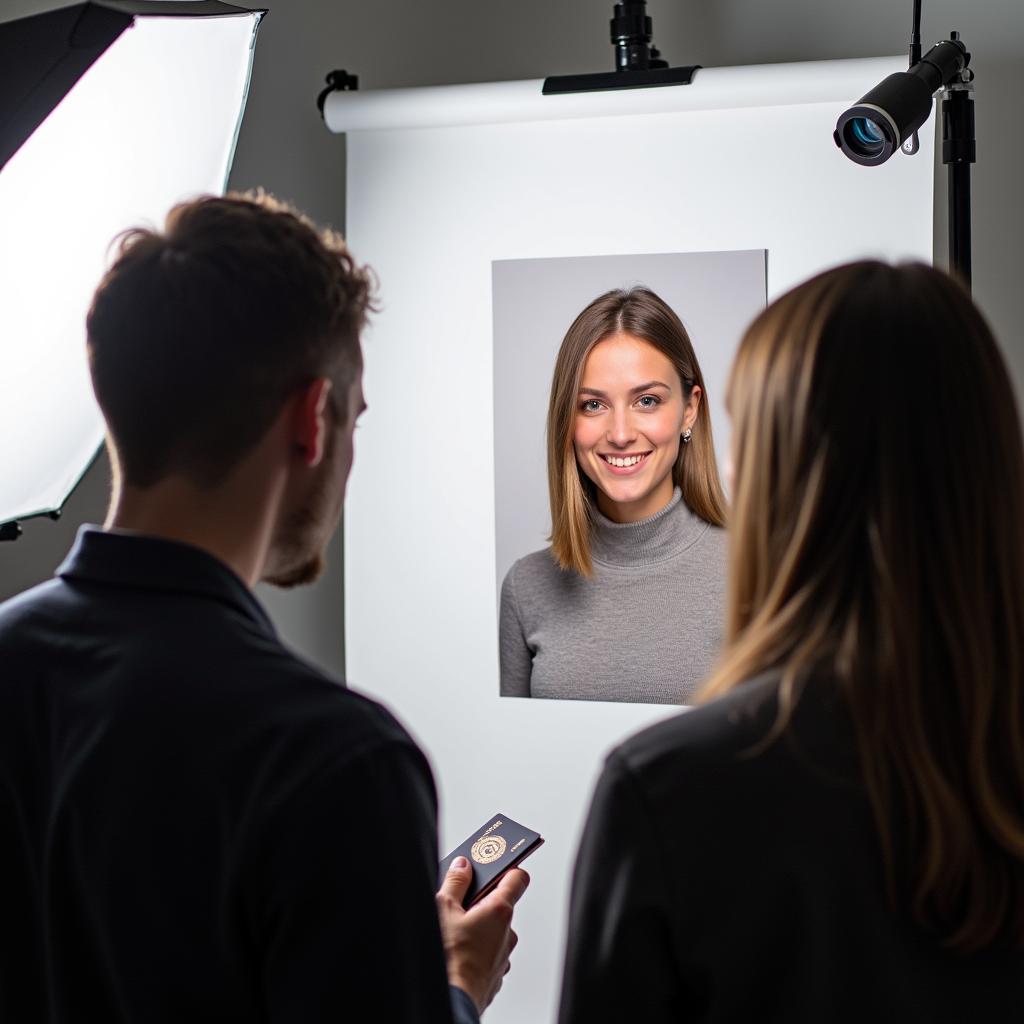 Professionelles Passfoto im Fotostudio Dachau