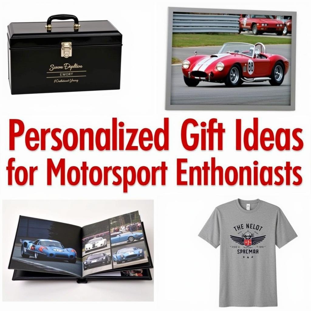 Personalisierte Geschenke für Motorsport-Fans