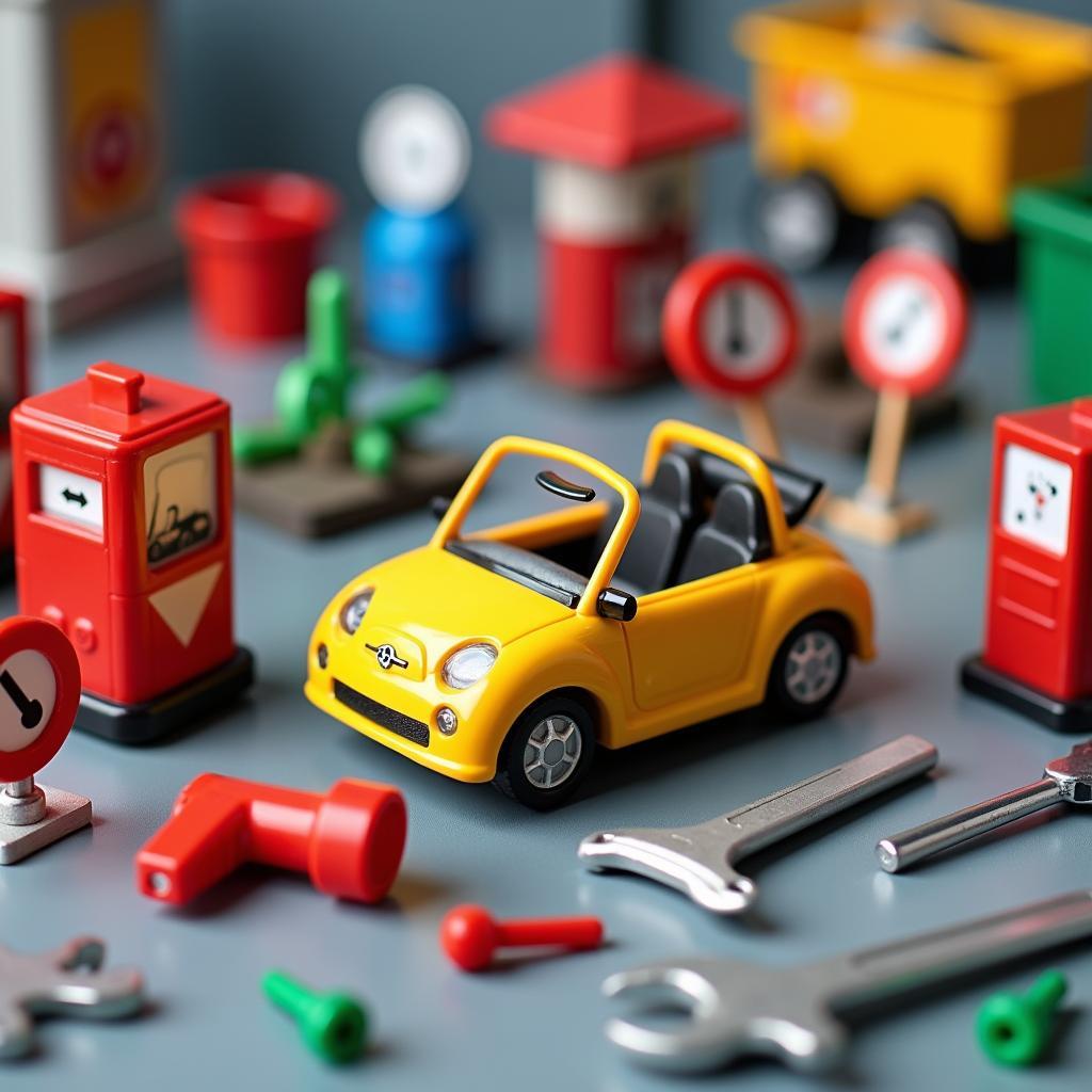 Playmobil Auto Werkstatt Zubehör Set