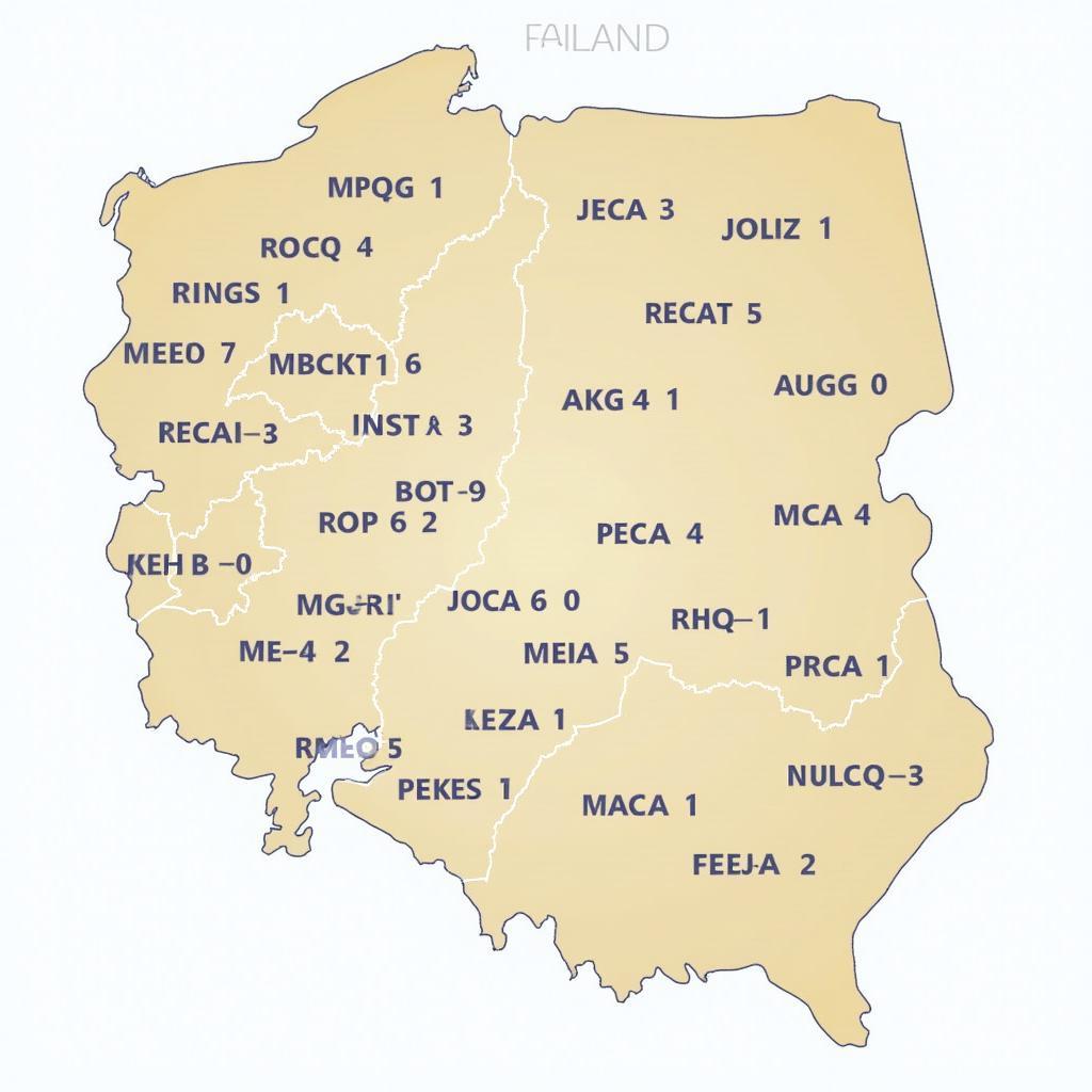 Regionale Codes auf polnischen Nummernschildern