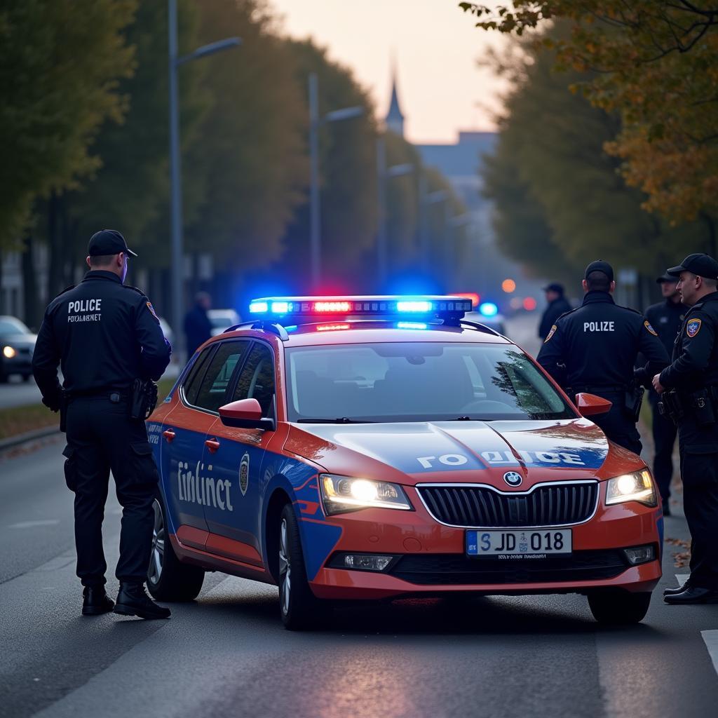 Polizeieinsatz in Wiesbaden