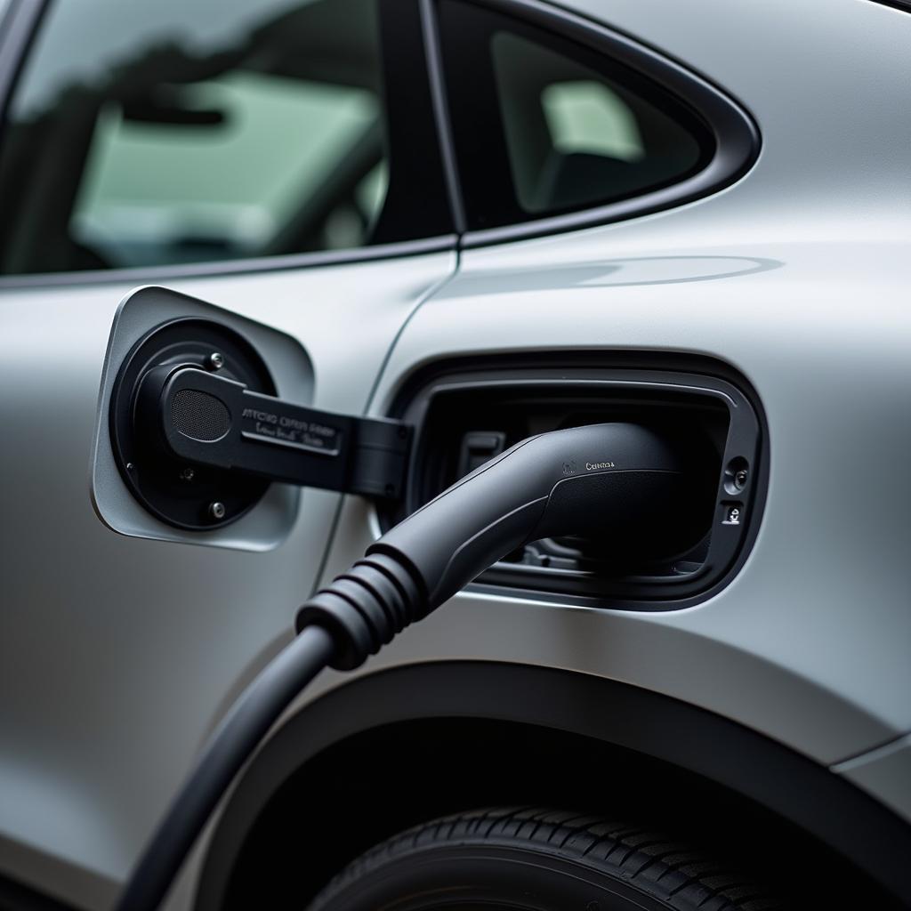 Porsche Plug-in Hybrid Ladeanschluss