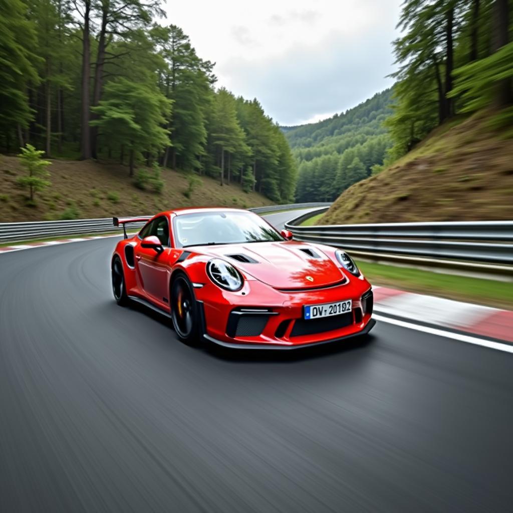 Porsche auf der Nordschleife