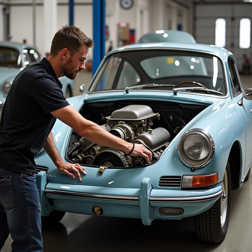 Porsche Restauration in Wuppertal: Ein Blick in den Restaurationsprozess