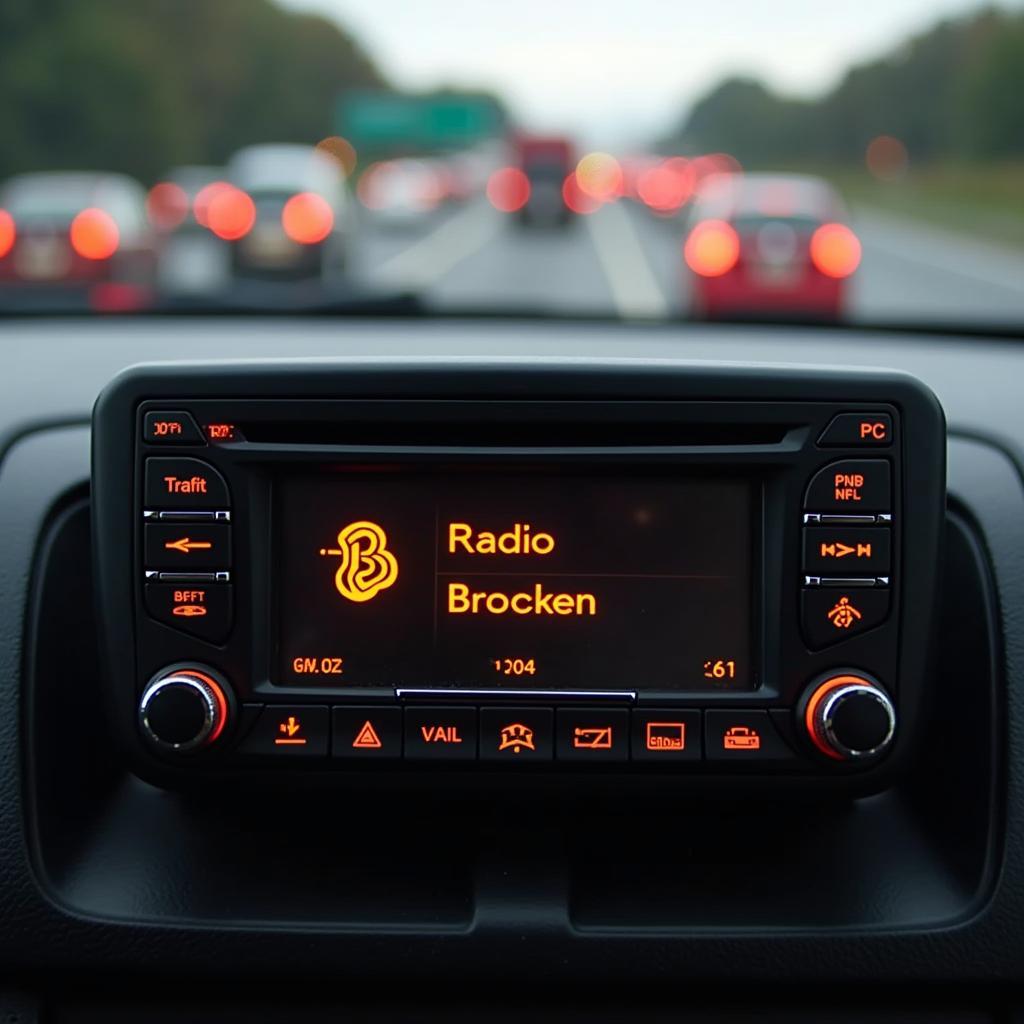 Radio Brocken Verkehrsfunk im Auto