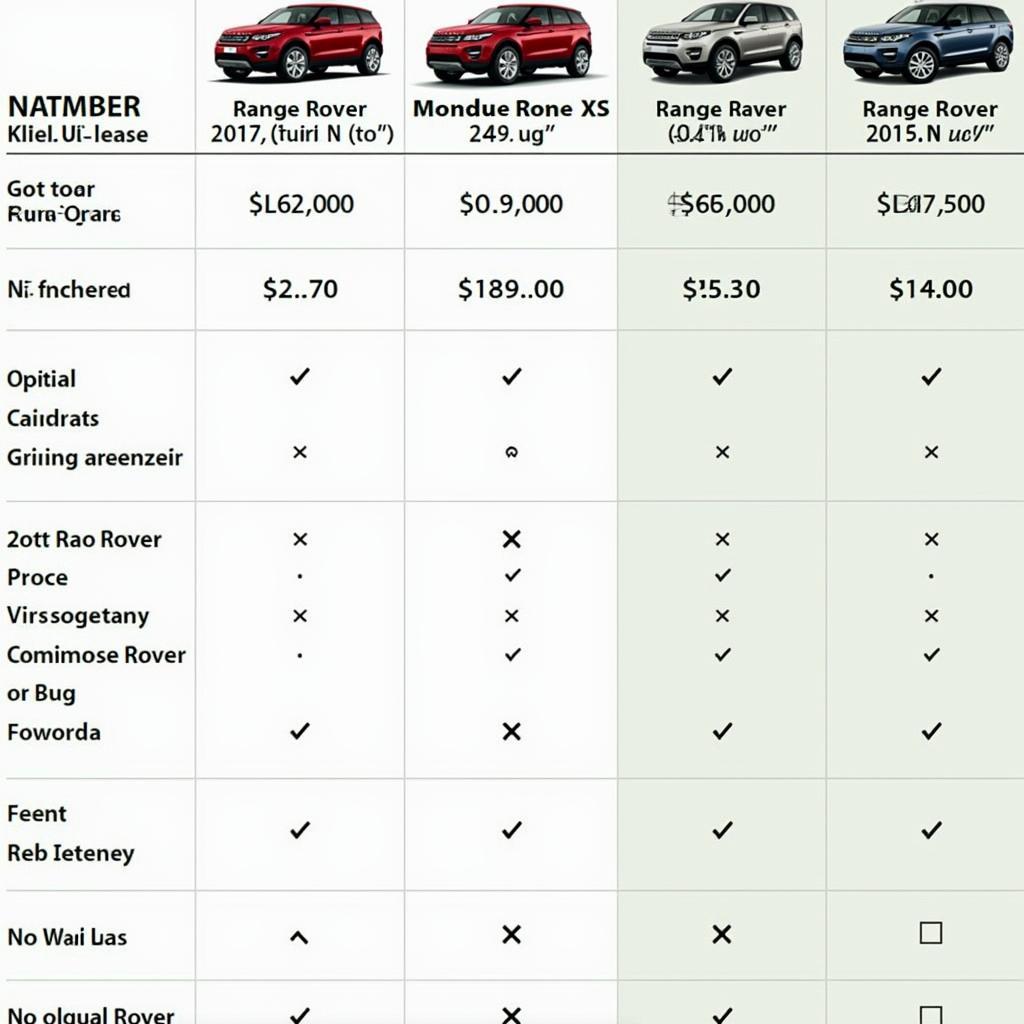 Range Rover Leasing: Modellvergleich und Preise in Deutschland