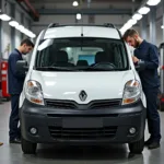 Renault Kangoo in Werkstatt