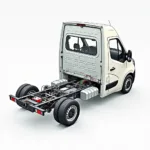 Renault Master II Elektrik und Fahrwerk: Darstellung der elektrischen Komponenten und des Fahrwerks eines Renault Master II.