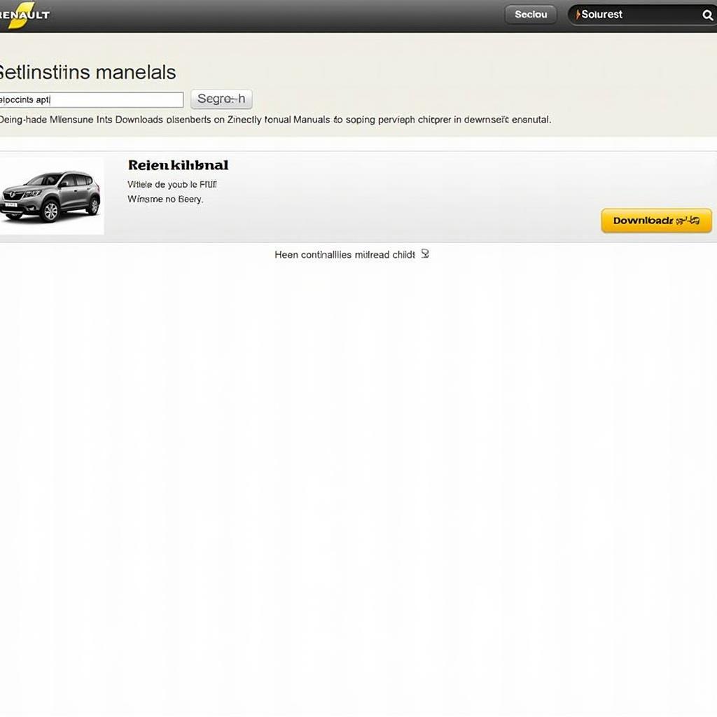 Download der Bedienungsanleitung auf der Renault Website