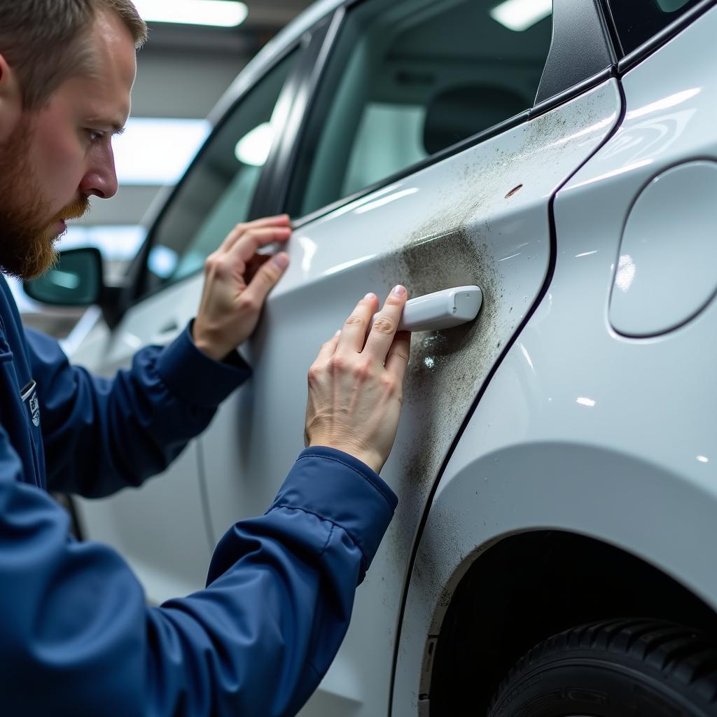 Reparatur eines Hagelschadens: Angabepflicht beim Verkauf?