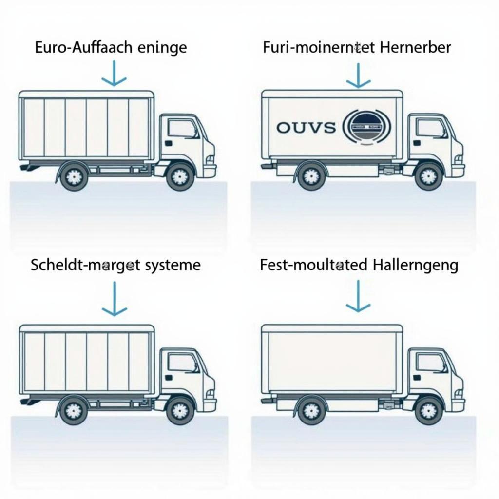 Typen von Schaufelhalterungen für LKW