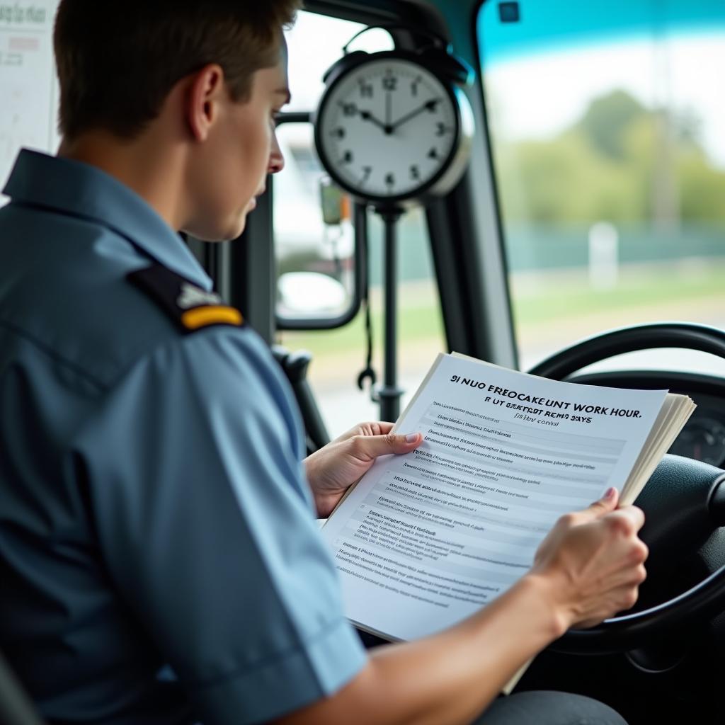 Gesetzliche Regelungen zur Schichtzeit für Busfahrer