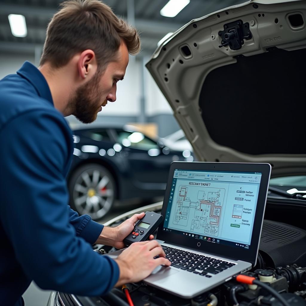 Schnelle Datenverbindungen in der Autowerkstatt