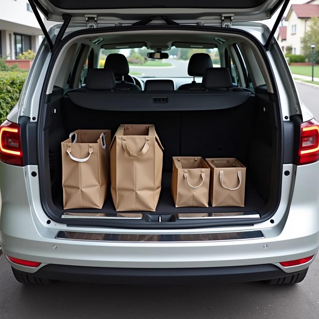 Kofferraummaße Seat Alhambra 7-Sitzer Minimal