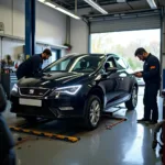 Seat Leon in der Werkstatt