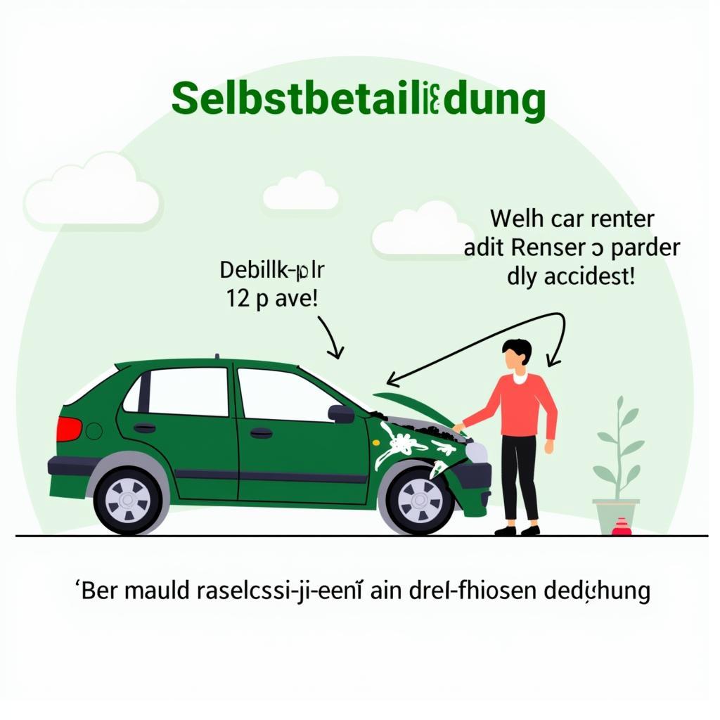 Beispiel für Selbstbeteiligung bei Europcar