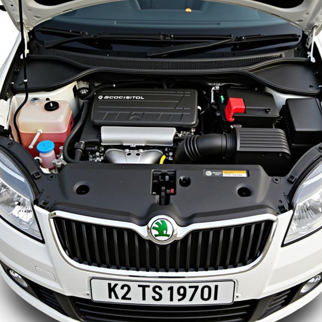 Skoda Fabia Combi 2009 Motorraum