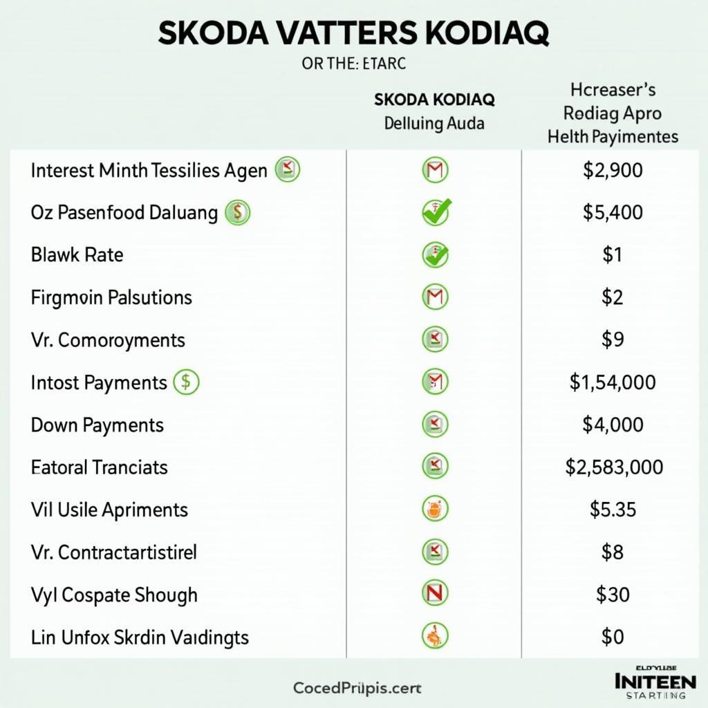 Finanzierungs- und Leasingoptionen für den Skoda Kodiaq:  Übersicht über verschiedene Finanzierungsmodelle und Leasingangebote.