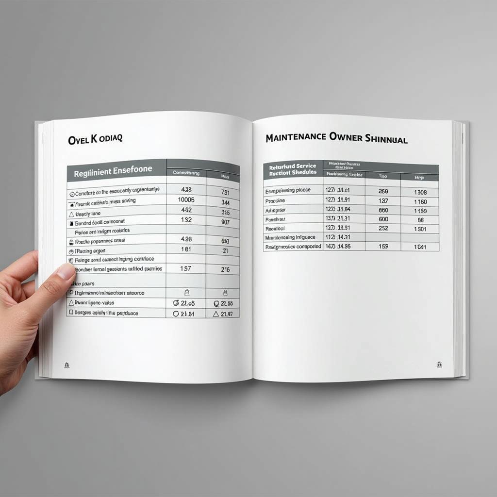 Buku manual perawatan Skoda Kodiaq