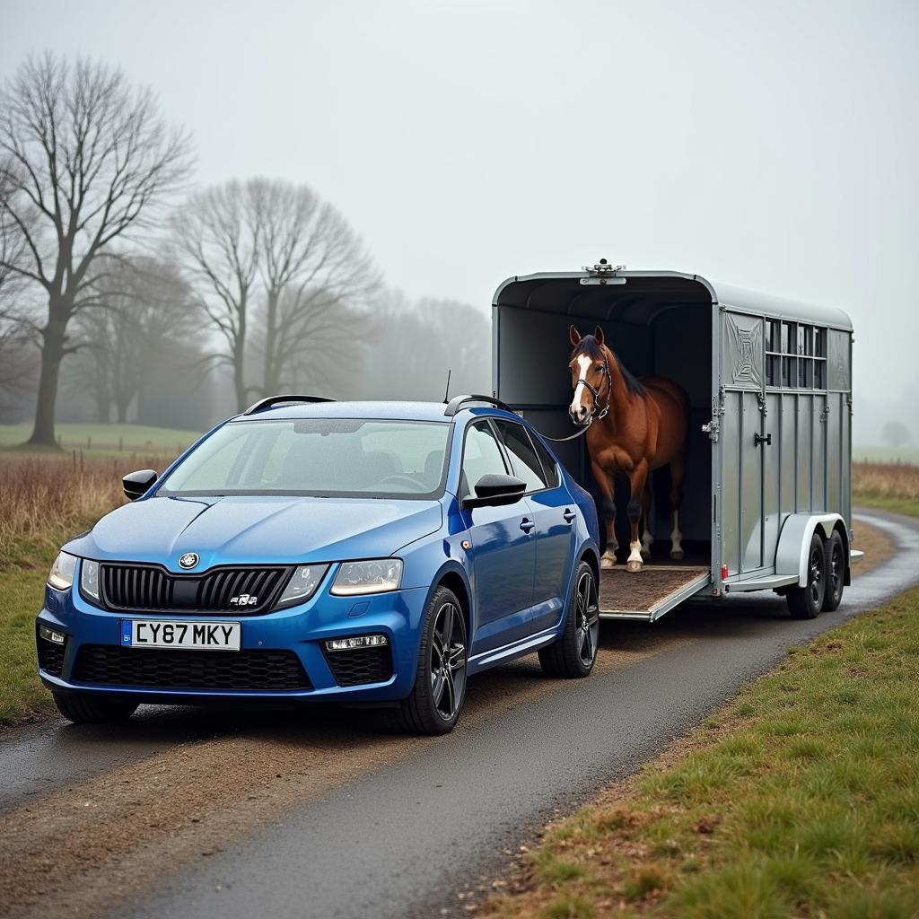 Skoda Octavia RS Pferdeanhänger