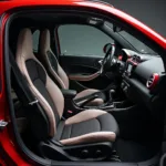 Smart #3 Brabus Interieur Materialien: Alcantara und Leder