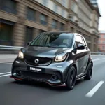 Smart Brabus beschleunigt von 0 auf 100 km/h