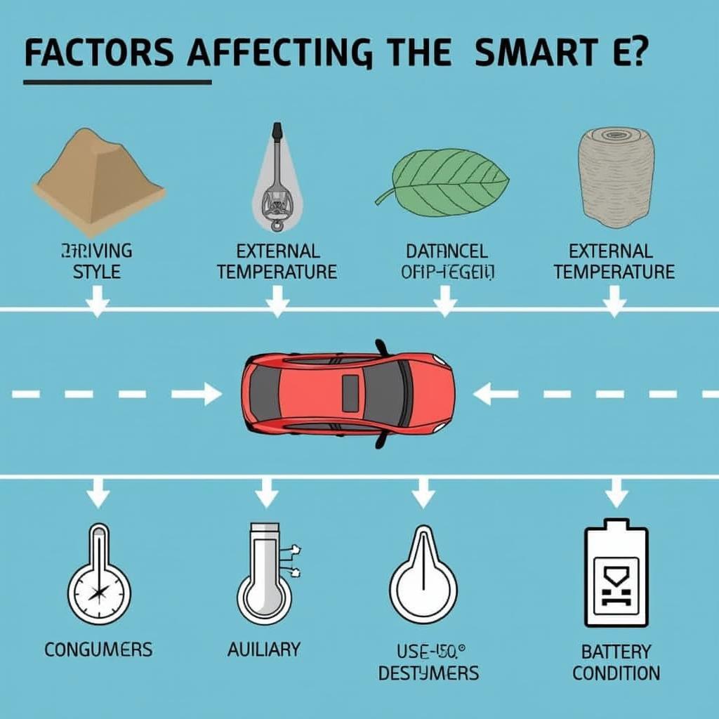 Faktoren die die Reichweite des Smart e beeinflussen