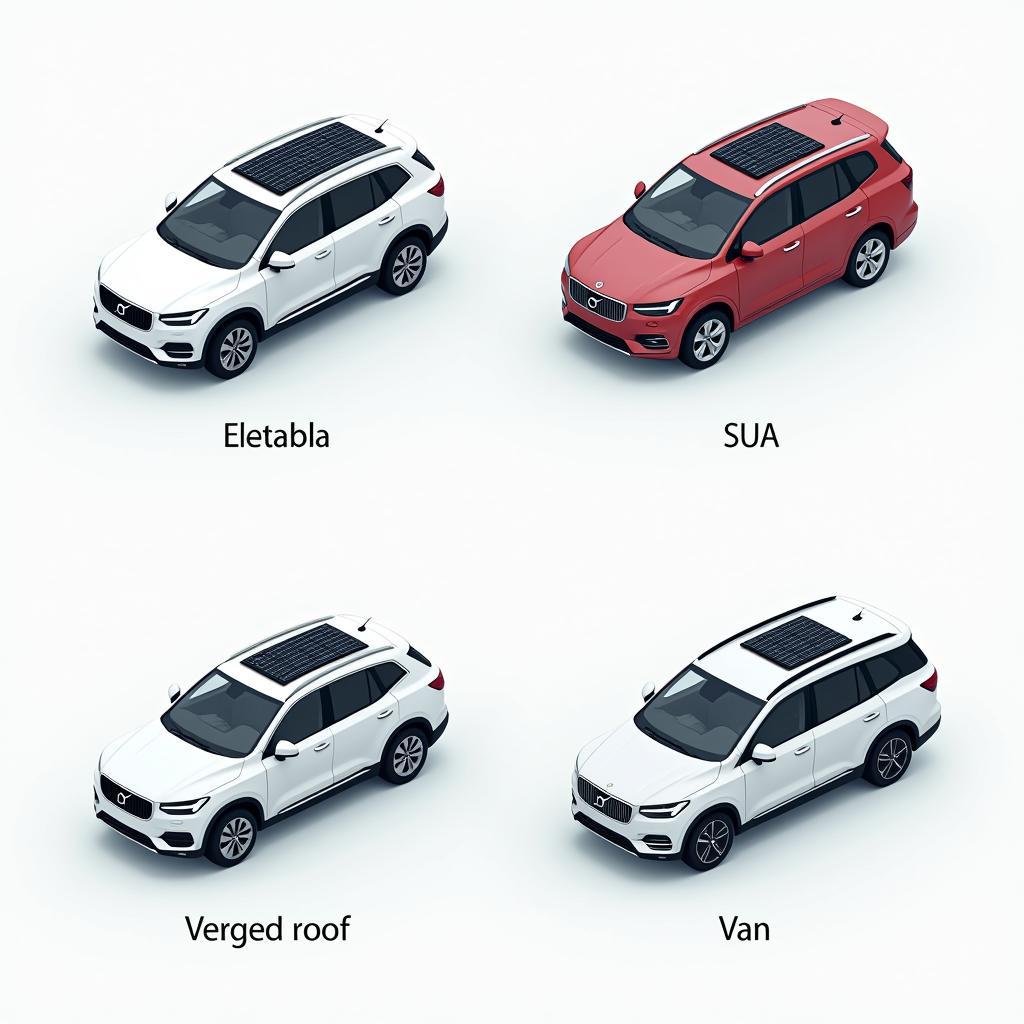 Solarpanel Montage auf verschiedenen Fahrzeugtypen
