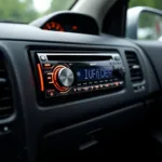 Sony CD-Radio-Player im Auto integriert