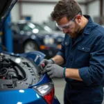 Spoiler Reparatur in der Autowerkstatt