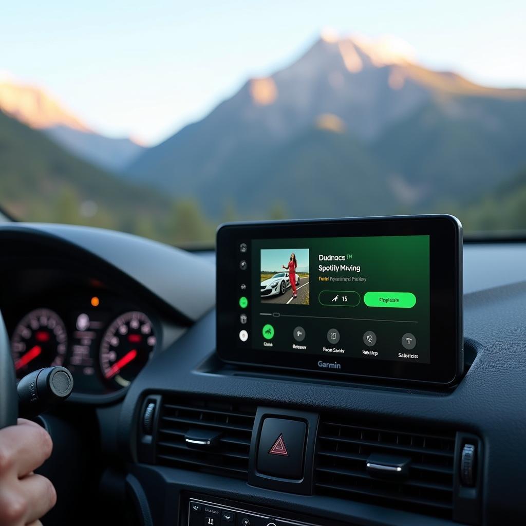 Spotify Integration auf Garmin Navi