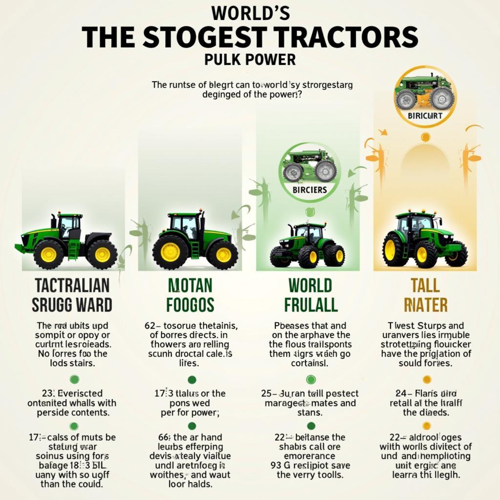 Stärkste Traktoren der Welt: Vergleich der Zugkraft