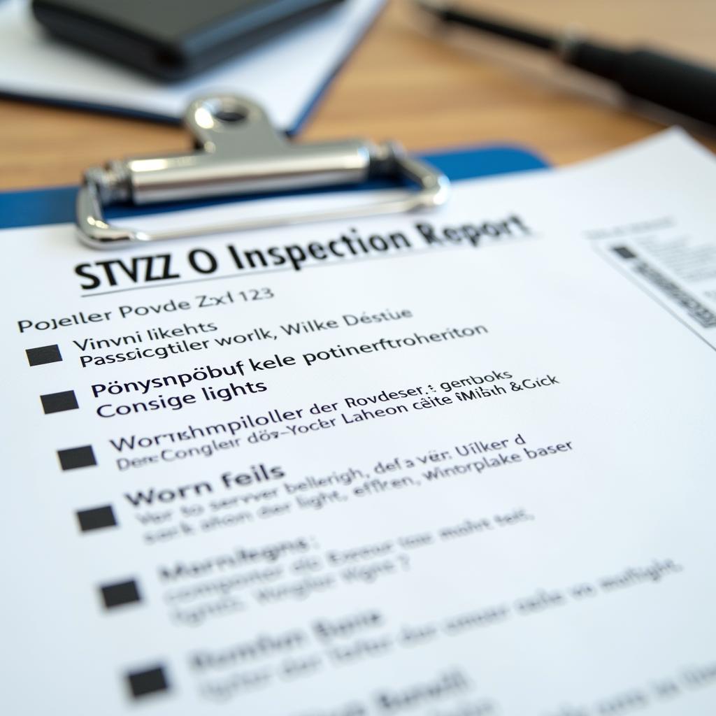 StVZO §35a Mängelbericht