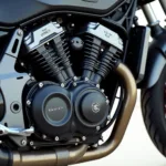 Detailansicht des Motors der Suzuki GSXR K2 1000