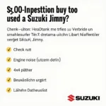 Checkliste für den Kauf eines gebrauchten Suzuki Jimny in Bayern