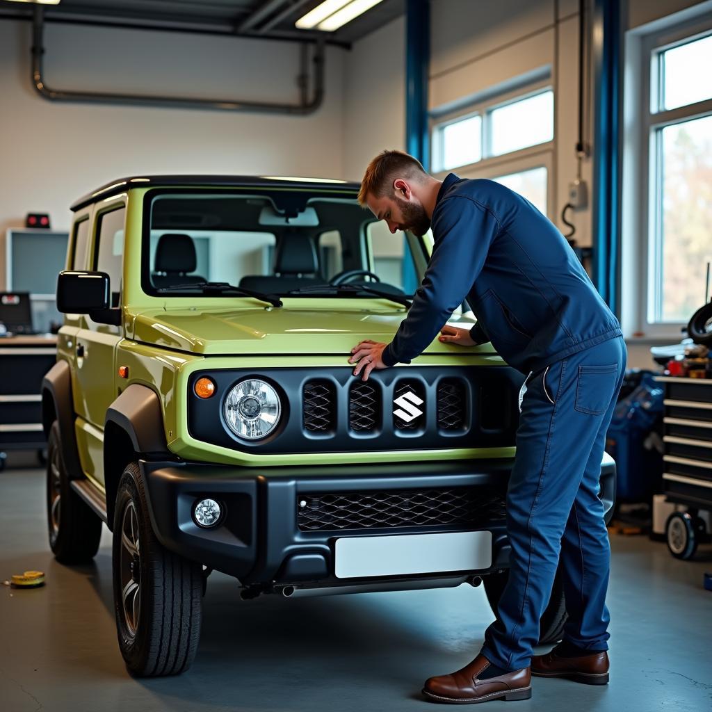 Suzuki Jimny Werkstatt Service in Bayern