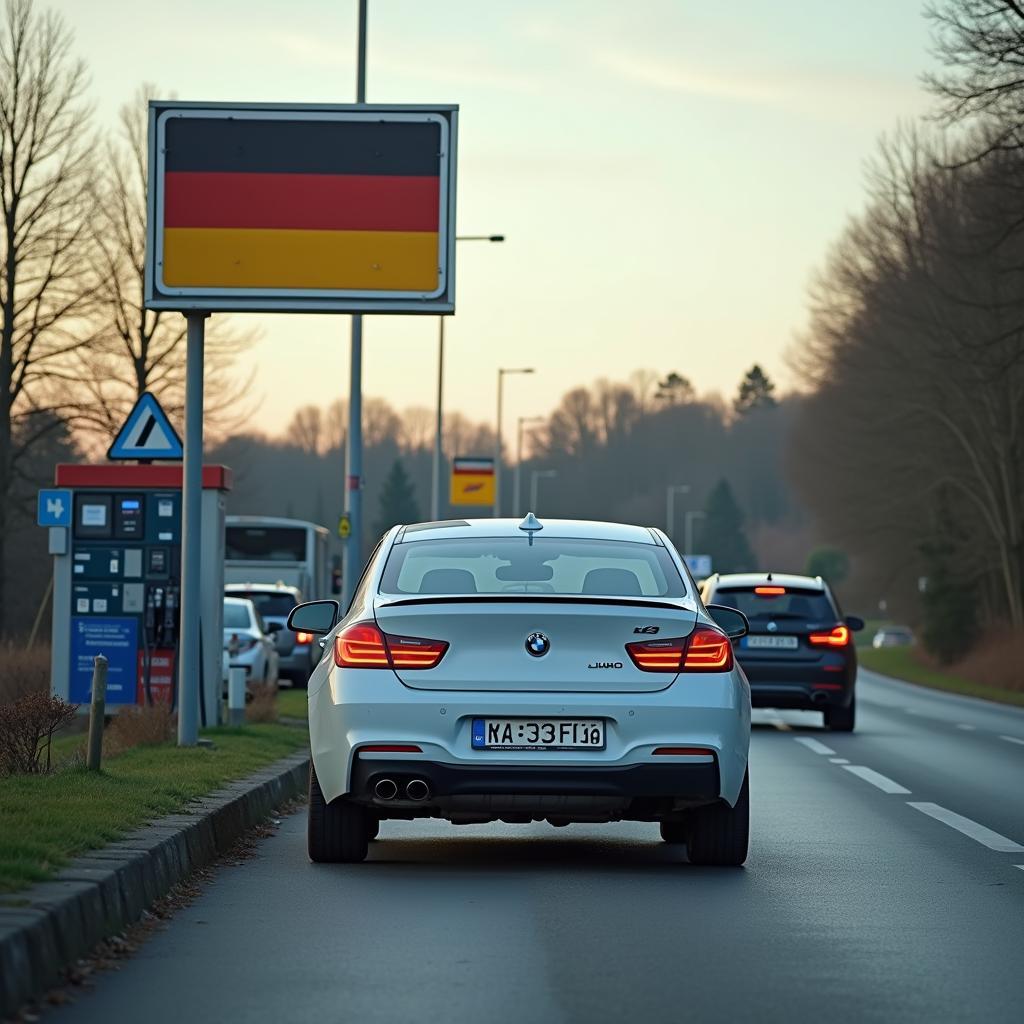 Tanken in Tschechien am Grenzübergang