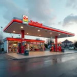 Tankstelle Kaufland Dessau - Gesamtansicht